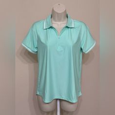 Mondetta Women’s Green Short Sleeve Collared 1/4 Zip Stretch Soft Polo Shirt S 34-3402 We Are In Smoke Free, Pet Free And Clean Environment. We Are Professional Seller. Sizes Vary Between Brands, Please Refer To Pictures With Measurements. Colors Can Look Different In Person Due To Various Screen Resolution. Lulu Lemon Swiftly Tech Race Length Short Sleeve, Clean Environment, Green Shorts, 1/4 Zip, Polo Shirt, Resolution, Womens Tops, Tops & Tees, Screen