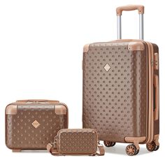 Joyway Luggage Carry on Luggage 20 Inch Suitcase Set 3 Piece with Spinner Wheels,Hardside Carry on suitcase 22x14x9 Airline Approved with Combination Lock Items include: <span class="a-size-large product-title-word-break" d... Zipper Lock, Checked Baggage, Weekend Travel Bags, Suitcase Set, Swivel Wheels, Carry On Suitcase, Combination Locks, Suitcase Traveling, Luggage Sets