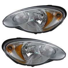 pair of headlight left and right side lamps