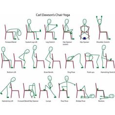 instructions to do chair yoga for beginners