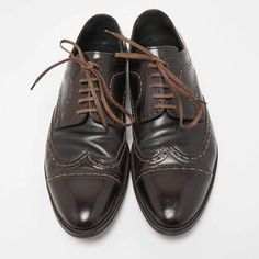 description: Take your shoe game a notch up with these designer derby shoes from Louis Vuitton. The brown leather formal shoes for men are added with lace-up closure and low heels..gender: Men.includes: Original Dustbag.Size: UK 7 (EU 41/US 8).Exterior Material: Leather.Lining Material: Leather.Insole Material: Leather.Sole Material: Rubber.Origin: Italy.Closure Type: Lace Up.Outsole Length: 32 cm.Outsole Width: 10 cm.Condition:.Good.Overall in good condition with minor wrinkles & scuff on exterior, minor wear on sole/insole. Luxury Brown Wingtip Oxfords, Masculine Wingtip Lace-up Business Shoes, Luxury Brown Almond Toe Derby Shoes, Luxury Brown Almond Toe Derby, Luxury Brown Derby Shoes With Brogue Detailing, Luxury Brown Derby With Brogue Detailing, Luxury Wingtip Lace-up Shoes For Business, Luxury Wingtip Lace-up Business Shoes, Brown Brogue Lace-up Shoes For Office