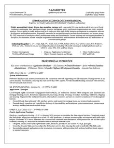 a professional resume template for an it technician