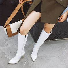 Heel Height: 10cmPlatform Height: 1 cmStyle: Fashion,KoreanOccasion: Casual,Party/Club,Office/Career,DressSeason: Spring,Summer,Fall/Autumn,WinterPackage Contents: 1 x Shoes (Pair)Size Guide:34 = foot length 21.5-22cm (Foot width=8-8.5cm)35 = foot length 22-22.5cm (Foot width=8.5cm)36 = foot length 22.5-23cm (Foot width=8.5-9cm)37 = foot length 23-23.5cm (Foot width=9cm)38 = foot length 23.5-24cm (Foot width=9-9.5cm)39 = foot length 24-24.5cm (Foot width=9.5-10cm)40 = foot length 24.5-25cm (Foot High Heel Knee High Boots, Heel Knee High Boots, Club Office, Career Dress, Leather High Heels, Fashion Korean, Casual Party, Fall Autumn, Colour Tone