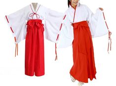 This is Japanese Hakama and kimono set. Miko costume, Samurai Cosplay It's easy to wear. This is not authentic miko costume, but for cosplay. This is handmade kimono.  ◆Size (Appropriate height)◆ S  :  155～160 cm  M：160～165 cm   L  :  165～170 cm  LL :  170～175 cm  Material :  polyester Condition :Excellent/ New Please don't hesitate to contact me if you have any question! Please see other items. https://www.etsy.com/jp/shop/YUMEYAKKOJapan?ref=hdr_shop_menu Japanese Hakama, Samurai Cosplay, Kimono Set, Shrine Maiden, Costume Anime, Anime Cosplay, Women's Costumes, Art References, Cosplay Costume