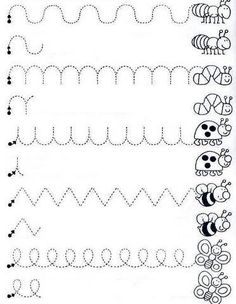 the printable worksheet for children's handwriting and numbers