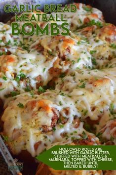 Garlic Bread Meals, Meatballs Sliders, Garlic Bread Meatball, Garlic Butter Meatballs, Butter Meatballs, Breaded Meatballs, Meatballs Marinara, Homemade Meatballs Recipe, Homemade Garlic Butter