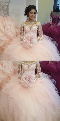 Puffy sleeves Quinceanera Dresses Quinceanera Dresses Blush, Quinceanera Stuff, Cheap Quinceanera Dresses, Xv Dresses, Quince Cake, Sweet 15 Dresses, Quinceñera Dresses, 15 Dresses Quinceanera, Quinceanera Dresses Pink