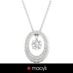 in stock Macy's Oval Diamond Jewelry, Macy's Oval Brilliant Cut Jewelry, Macy's Oval Brilliant-cut Jewelry, Macy's Cubic Zirconia Brilliant Cut Necklaces, Macy's Brilliant Cut Cubic Zirconia Necklaces, 3 Carat Diamond, Engagement Ring Guide, Halo Pendant, Jewelry Repair