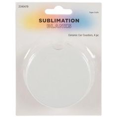 a package of white sublimation blanks