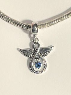 Pandora Style CZ Infinity Angel Wings Charm , Angel Wings Infinity Love Forever , Blue CZ Heart, 925 Sterling Silver Nice gift for someone or yourself Add this to your bracelet or as a gift. I do not accept returns. Sales are final unless damaged. Infinity Love, Pandora Style, Love Forever, Pandora Bracelets, Angel Wings, Best Gifts, Gems, 925 Sterling Silver, Angel