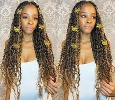 Passion Twists with Butterfly Accessories