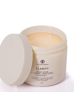 Clarity Exfoliate + Moisturize Sugar Scrub Brightening Body Scrub, Scrub Skin, Lemon Drops, Fragrance Ingredients, Sugar Body Scrub, Sugar Body, Body Polish, Natural Body Care, Fig Leaves