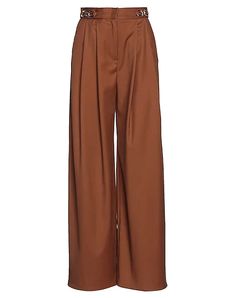 IMPERIAL - Brown Women‘s Casual Pants for you at $ 69.00. Order on YOOX and get the best of fashion and design. ✓ Fast shipping & Easy returns Pants Brown, Brown Women, Fashion And Design, Women Pants Casual, Solid Colour, Plain Weave, Fall Fashion, Casual Pants, Metallica