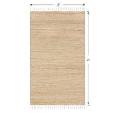 the area rug is shown with measurements for each piece and it's width in inches