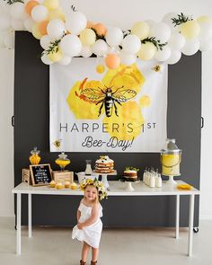 Harper's 1st Bee-Day was a blast! #eventplanning #eventplanner #eventdesign #eventstyling #partyplanning #eventprofs #eventmanagement #partydecor #events #weddingplanning #conference #partyplanner #catering #weddingplanner #event #bridalshower #weddingdecor #scarlettevents #kidsparty #birthdayparty #unboxluxury #partywithscarlett #luxuryisdefinedbythedetails Honey Bee Birthday Party, Honey Party, Honey Bee Birthday, Bee Birthday, Party Box, Party In A Box, Baby Party