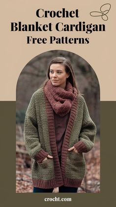 the crochet blanket cardigan free patterns