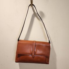 Brown Leather Bag With A Small Light Stain Shown In Pick Never Worn Brown Leather Bag, Small Light, Light Stain, Kenneth Cole, Leather Bag, Shoulder Bags, Brown Leather, Stain, Bag Lady