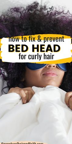 Tips for how to sleep with curly hair. Know how should you wear curly hair to bed to make sleeping with curly hair easy. These natural Curly hair sleep tips will help preservate your curly hairstyles Sleeping With Curly Hair, Sleep With Curly Hair, Natural Curly Hair, How To Sleep, Sleep Tips, Hair Easy