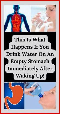 This Is What Happens If You Drink Water On An Empty Stomach Immediately After Waking Up! Health Tips