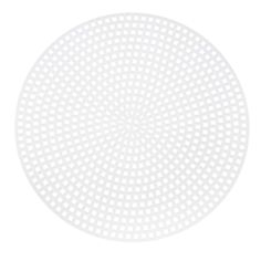 a white circular object on a white background