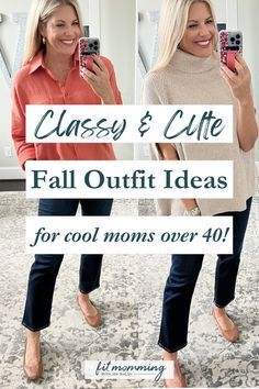 Discover cozy fall and winter outfit ideas perfect for chilly days! From layered looks to soft, warm fabrics, these outfits will keep you stylish all season. Casual Fall Outfits For Women Over 40, Fall Outfits Over 40, Womens Fall Clothing, Brunch Outfit Fall, Fall Brunch Outfit, Outfits Over 40, September Outfits, Over 40 Outfits, Fall Outfits For Women