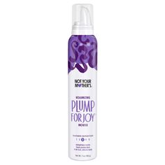 Not Your Mother's Plump for Joy Volumizing Mousse is a medium-hold hair mousse that adds body to hair from root to tip. This volumizing mousse enhances hair shine using a weightless formula that makes for touchable locks that are never sticky and never crunchy. Not Your Mother's Plump for Joy Volumizing Mousse is formulated with heat protection up to 450°F, so your hair locks get extra love without having to sweat the heat. When you're ready to style, give the mousse a good shake, then turn it u Vegan Shakes, Volumizing Mousse, Lifeless Hair, Hair Locks, Hair Mousse, Personal Care Products, Hair Shine, Dye Free, Color Treated Hair