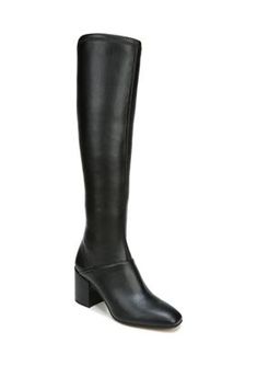 Fall Boots Tall, Leather Boots Women Tall, High Shaft Boots, Tall Black Boots, Shaft Boots, Wife Gifts, Black Boots Tall, Tall Leather Boots, Block Heel Boots