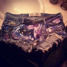 ƸӜƷ. Only at Itscosmatic.etsy.com ƸӜƷ. 2010 Aesthetic, Galaxy Shorts, 2010s Aesthetic, Pretty And Cute, Dream Clothes, Boho Chic Fashion, Fashion Killa, Festival Outfits, Boho Chic