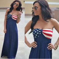 July Motivation, Americana Dress, July Outfits, Apricot Lane, Garden Dress, 4th Of July Outfits, Beach Maxi Dress, Printed Long Dresses, Maxi Robes