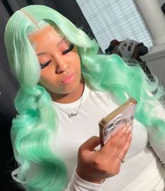 Memphis Tn, Wig Hairstyles, Mint Green, Hair Stylist, Wigs, Hair Color, Hairstyles