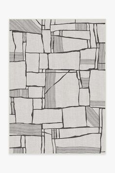 a black and white drawing of squares on linen with lines in the middle, as if it were made from fabric