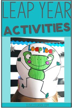 the leap year activities for kids to learn how to read and draw with their hands