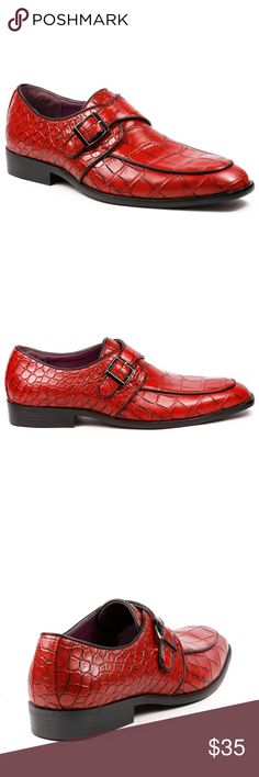 Red Men's Monk Strap Slip on Loafer Dress Shoe Red Men's Monk Strap Slip on Loafer Dress Shoe Synthetic Upper , Rubber Sole Brand : After Midnight Brand New with Box Made in China After Midnight Shoes Loafers & Slip-Ons Red Fitted Slip-on Dress Shoes, Red Formal Dress Shoes For Spring, Red Spring Formal Dress Shoes, Red Moc Toe Dress Shoes For Formal Occasions, Red Slip-on Dress Shoes For Business, Red Slip-on Monk Strap Shoes For Formal Occasions, After Midnight, Shoe Boutique, Dress Shoe