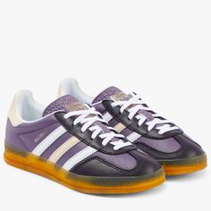 Send Offers. I May Accept. Brand New Never Worn Or Tried On 100% Authentic Straight From Adidas Fast Shipping Adidas Purple Leather Sneakers, Purple Leather Adidas Sneakers, Adidas Gazelle Indoor, Violet Color, Cute Sneakers, Adidas White, Shoes Adidas, Adidas Gazelle, White Adidas