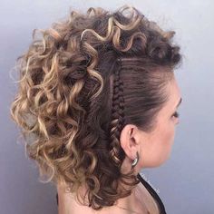 Side Braid Hairstyles, Braids With Curls, Side Braid, Braided Hairstyles Easy, Trending Hairstyles, Braids For Short Hair, Box Braids Hairstyles, Short Curly Hair