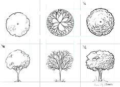 Эскиз Vegetation Architecture, Markers Drawing Architecture, Architecture Blueprints, Tree Plan, Triangle Art