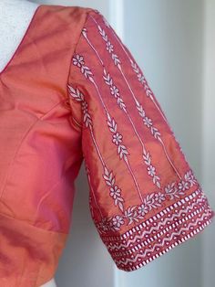 Blouse Patch Work Designs, Boat Neck Blouses, Patch Work Designs, Embroidery Blouse Saree, Pink Blouse Designs, Patch Work Blouse Designs, Saree Blouse Neck Designs, Kids Blouse Designs, Kids Blouse