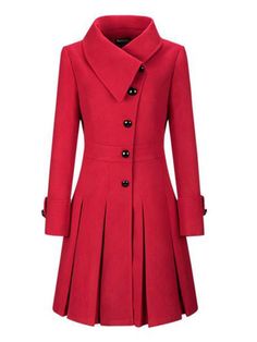 Hobbs Coat, Plain Coats, Longline Coat, Print Coat, Collared Coat, Long Sleeves Coats, Red Coat, Woolen Coat, Coat Fashion