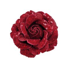 "M&S Schmalberg 3.5\" Red Rose Flower Sparkly Sequin and Silk Backing Brooch Pin, Hand-Made in NYC Genuine M&S Schmalberg Flower Hand-Made in New York City Garment District, Since 1916 https://www.customfabricflowers.com Want to see our factory at work? https://bit.ly/2o6iAZF As Seen in The NY Times! https://bit.ly/2nwvrHI ----------------------------------- Welcome to the Official M&S Schmalberg Etsy Shop! All of our Custom Fabric Flowers are hand made in our New York City garment district fact Rose Flower Brooch For Party, Rose Broche, Fabric Flower Pins, Red Rose Flower, Flower Corsage, Flower Fabric, Rose Rouge, Floral Wire, Brooches Handmade