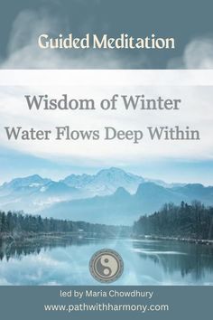 Guided Healing Water Meditation for Winter Winter is a time for turning inward and exploring our deeper selves. Winter invites us into a season of self-reflection, releasing stress, and reconnecting with our deepest truths. Continue... Winter Meditation, Guided Meditation For Beginners, Water Meditation, Womb Wisdom, Healing Water, Health Notes, Therapy Interventions, Guided Meditation Scripts, Healthy Heart Tips