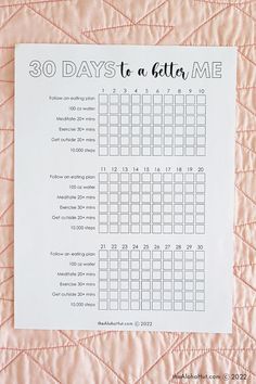 Hw to Set Goals & Change Daily Habits - 30 Day Challenge Free Printable Goal Tracker Exercise Goal Chart, Glow Up Challenge Chart, Wall Habit Tracker, Daily Goal Tracker Printable, How To Make A Goal Tracker, Diy Goal Tracker, Habit Tracker With Rewards, Goal Tracking Printable, Goal Tracking Ideas