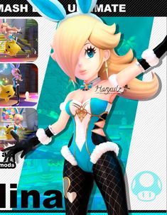 Super Smash Bros Rosalina, Princess Peach Official Art, Princess Rosalina Makeup, Rosalina Mario Aesthetic, Princess Rosalina Pfp, Aurora Rosalina