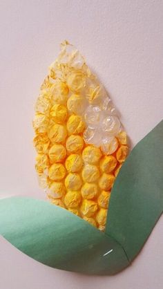 corn on the cob made out of construction paper