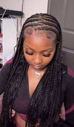 Fulani Braids: Simple and Stylish Ideas & Manutention Twisted Hair, Quick Natural Hair Styles, Quick Braided Hairstyles, Braided Hairstyles For Teens