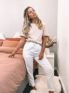 Cute Comfy Travel Outfits, Texas Summer Outfits, Comfy Work From Home Outfits, Lounge Wear Ideas, Classy Loungewear, Comfy Travel Outfit, Pijamas Women, Loungewear Outfits, Lazy Day Outfits