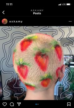 Shaved Hair, Dream Hair, Hair Art, Hair Designs, 2 Colours