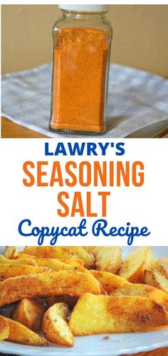 the recipe for this seasoning salt is easy to make, and it's delicious