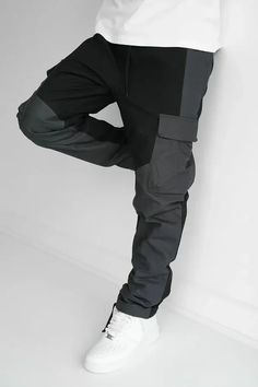 Hiking Workout, Outdoor Fashion, Ripstop Fabric, Urban Wear, Type Of Pants, Bold Fashion, Black Charcoal, Mens Trousers, Urban Fashion