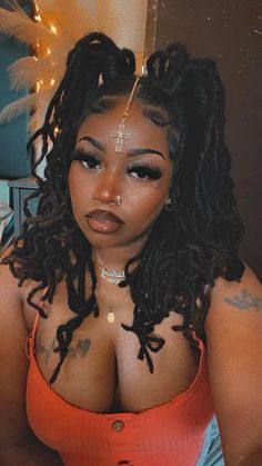 Bts Hairstyle, Beautiful Dreadlocks, Short Locs Hairstyles, Dreadlock Hairstyles, Locs Hairstyles, Baddie Hairstyles, Black Girls Hairstyles, Hair Skin, Beauty Inspiration