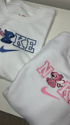 Embroidery Anniversary, Stitch Couple, Ronaldo Style, ليلو وستيتش, Matching Hoodies For Couples, Personalised Embroidery, Couple Matching Outfits, Bday Gifts, Matching Hoodies